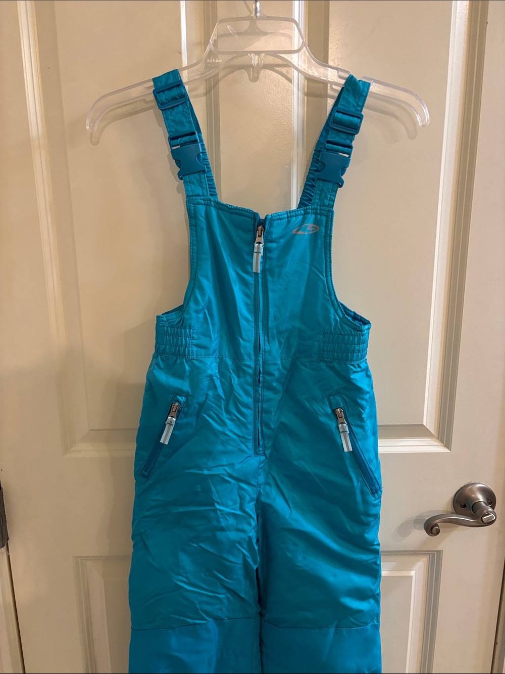 Champion Teal Kids Snow Bib Overalls